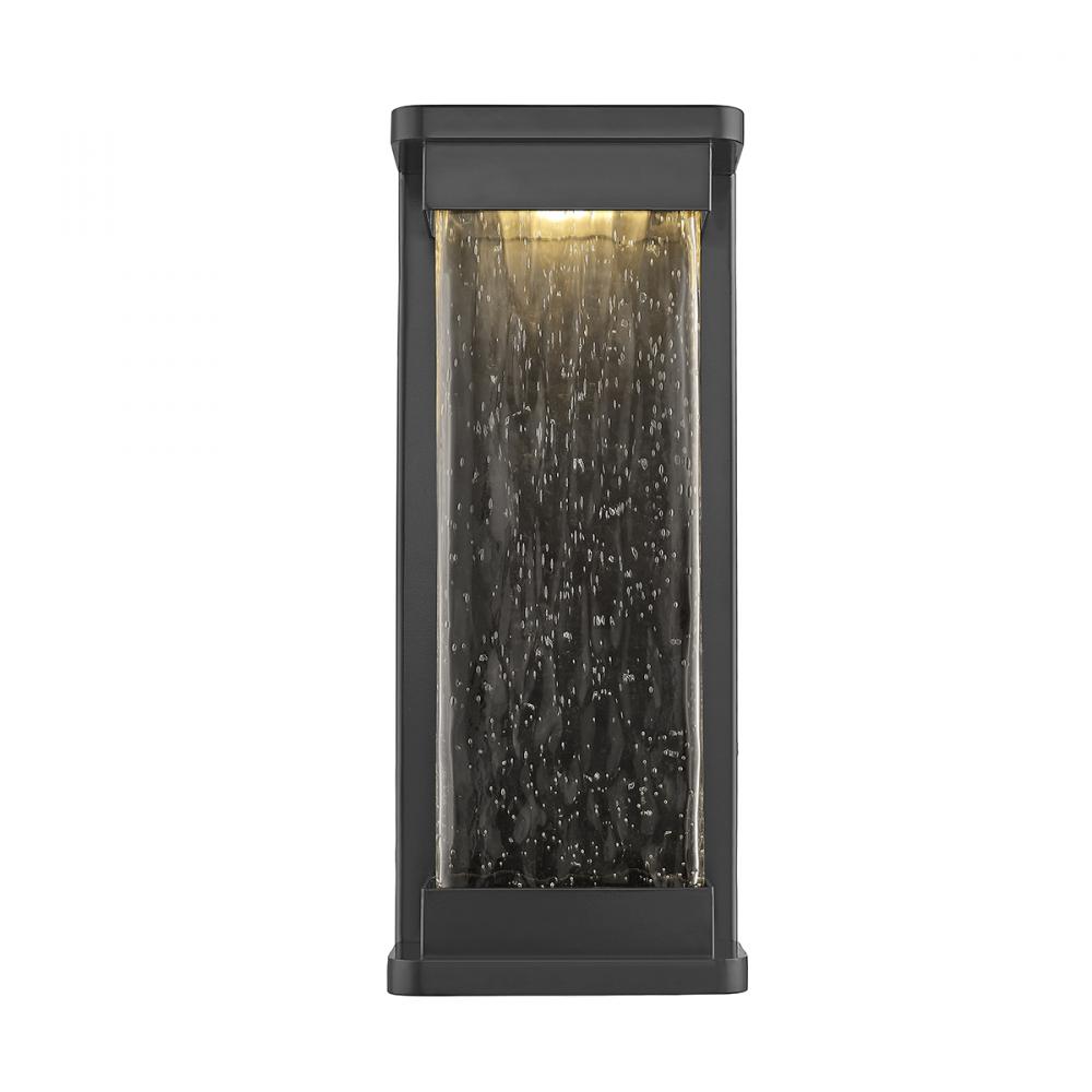 Ederle 1-Light Outdoor Wall Sconce Powder Coated Black