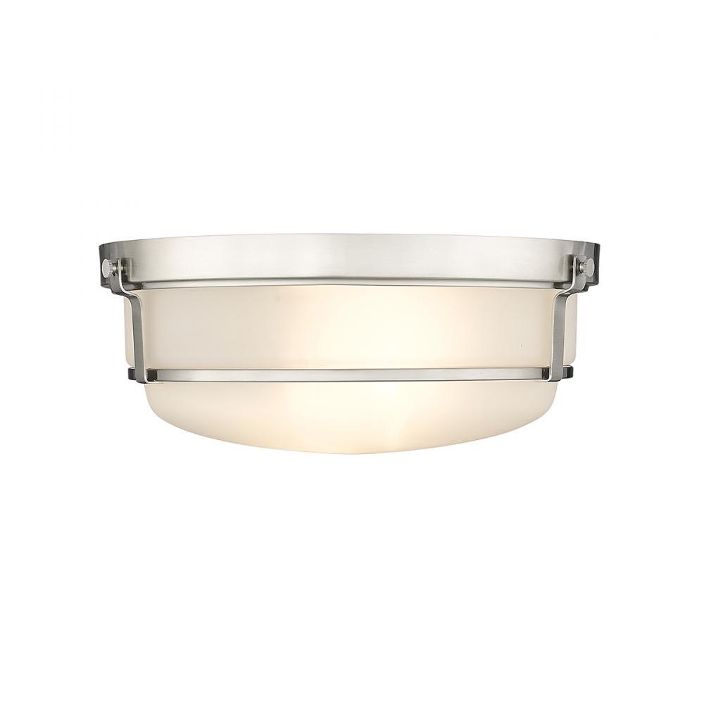 Arlson 2-Light Flushmount Ceiling Light Brushed Nickel