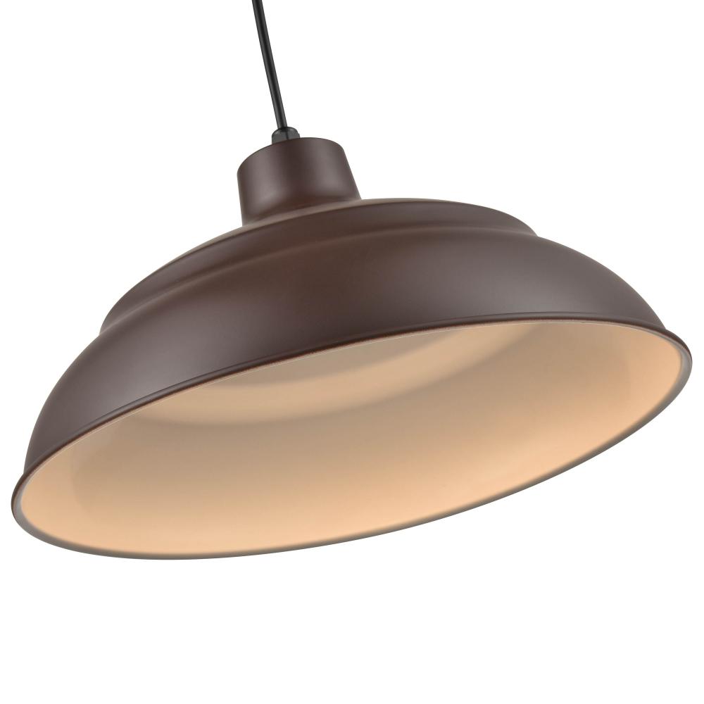 R Series 1-Light Cord Hung Warehouse Architect Bronze