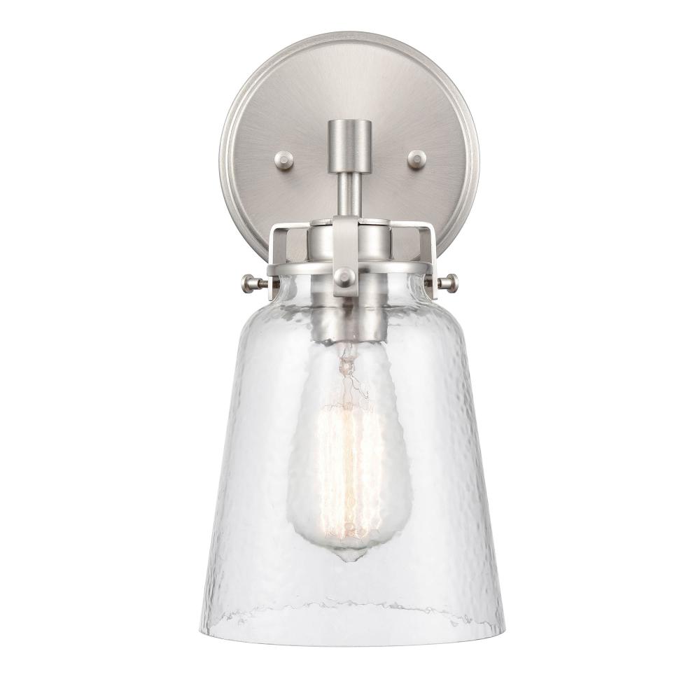 Amberose 1-Light Wall Sconce Brushed Nickel