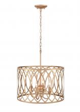 Millennium 4214-PMG - Arelyn 4-Light Pendant light Painted Modern Gold