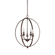 Millennium 3035-RBZ - 5-Light Pendant light Rubbed Bronze