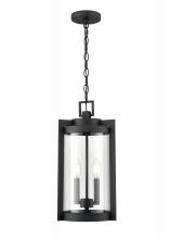 Millennium 91532-TBK - Ellway 2-Light Outdoor Hanging Lantern Textured Black