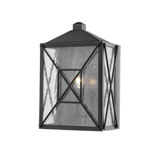 Millennium 2641-PBK - Caswell 1-Light Outdoor Wall Sconce Powder Coated Black