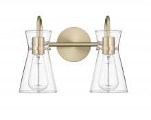 Millennium 21002-MG - Camellia 2-Light Vanity Modern Gold