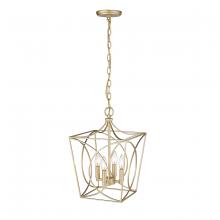 Millennium 4001-PMG - Tracy 4-Light Pendant light Painted Modern Gold