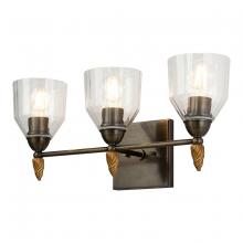 Lucas McKearn BB1000DB-3-F2G - Felice 3 Light Vanity Light