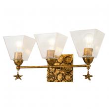 Lucas McKearn BB1002G-3 - Star 3 Light Bath Vanity In Gold