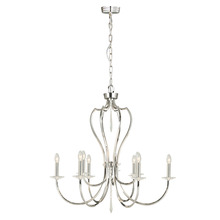 Lucas McKearn EL/PM9PN - Pimlico 9lt Chandelier Polished Nickel