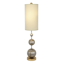 Lucas McKearn TA1104-S - Marie Buffet Table Lamp Classic Orb Shape with Linen Shade