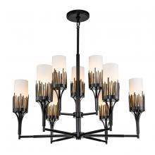 Lucas McKearn CH20319BLK-9 - Sawgrass 9 Lt Chandelier in Black