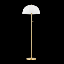 Mitzi by Hudson Valley Lighting HL816401-AGB - MESHELLE Floor Lamp