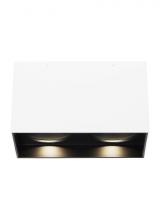 Visual Comfort & Co. Modern Collection 700FMEXOD660WB-LED930 - Exo 6 Dual Flush Mount