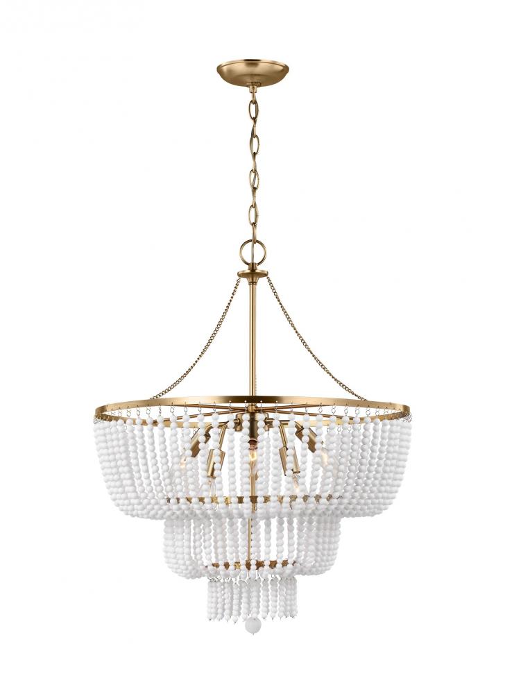 Jackie Six Light Chandelier