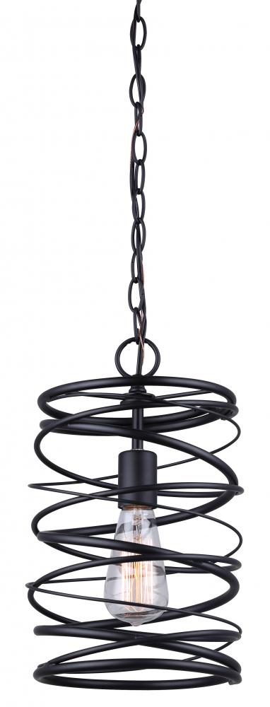 RYLAND, MBK Color, 1 Lt Chain Pendant, 100W Type A,, 8" W x 14" H