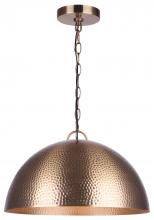 Canarm IPL735B01GD - MAGNOLIA, IPL735B01GD, 1 Lt Chain Pendant, 60W Type A, 15.75" W x 9.125" H