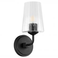 Quorum 5238-1-59 - Providence 1 Light Wall Mount, Matte Black