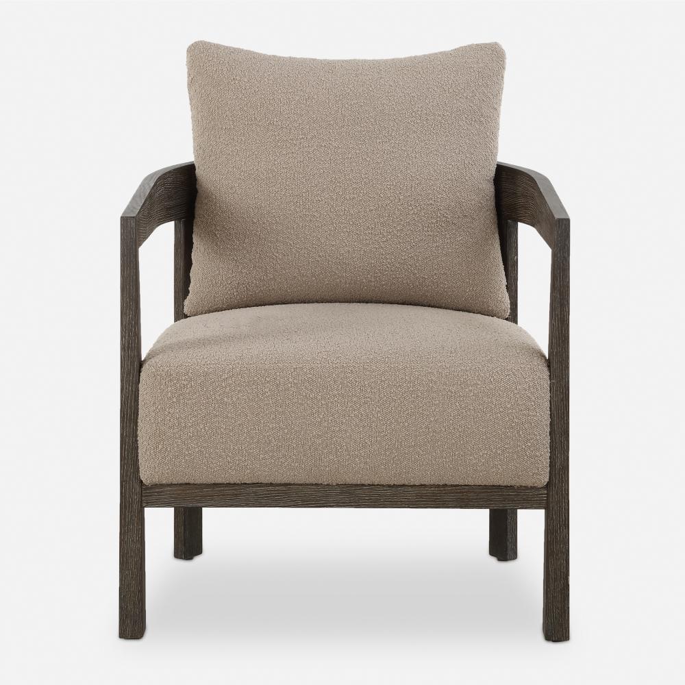 Sienna Sand Fabric Accent Chair