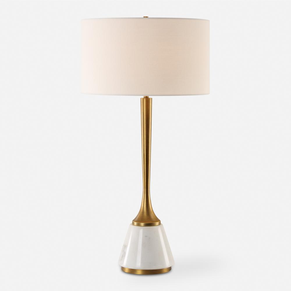 Uttermost Avola White Marble Table Lamp