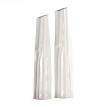 Uttermost 18868 - Kenley Crackled White Vases S/2