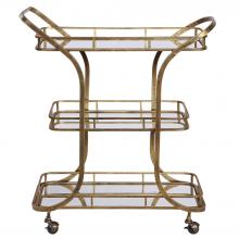 Uttermost 24876 - Stassi Gold Serving Cart