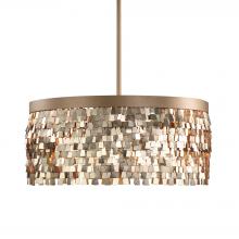 Uttermost 22064 - Uttermost Tillie 3 Light Textured Gold Pendant