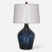 Uttermost 27104 - Lamone Blue Glass Lamp