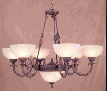 ELK Home 88113 - CHANDELIER W/BOT GLASS BOWL