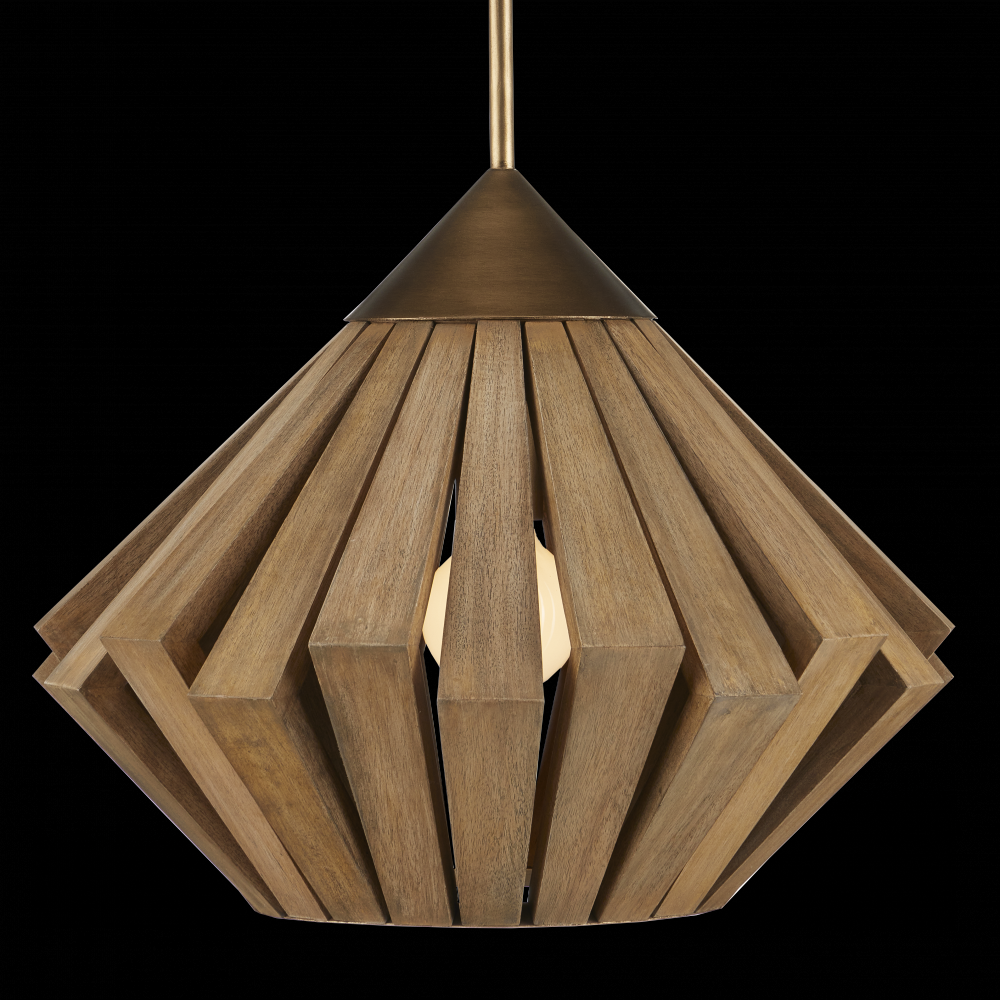 Plunge Wood Pendant